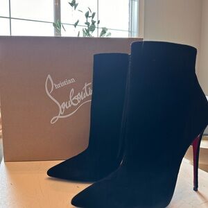 Christian Louboutin Black Stiletto Heeled Boots